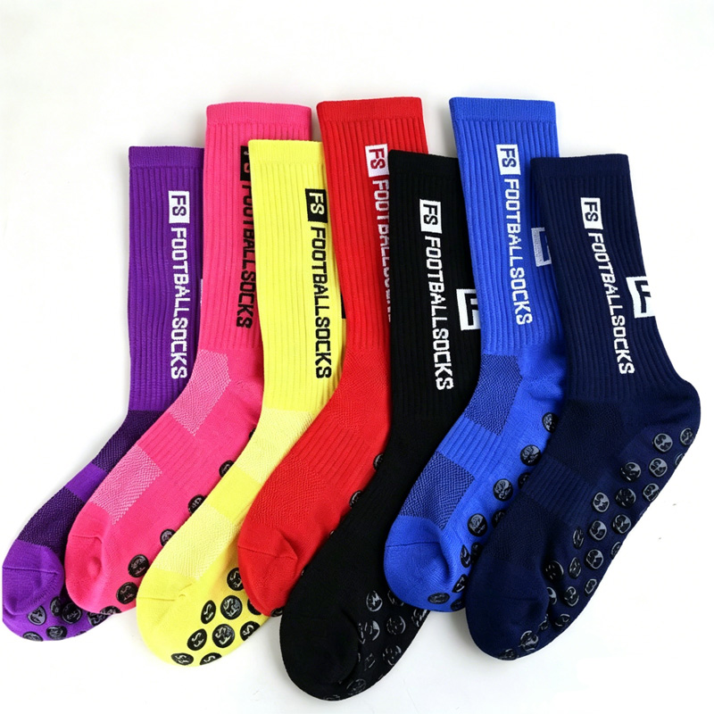 Sports Socks - ถุงเท้ากีฬาแบบหนา 1 คู่ ลายโลโก้ FS ระบายอากาศได้ดี