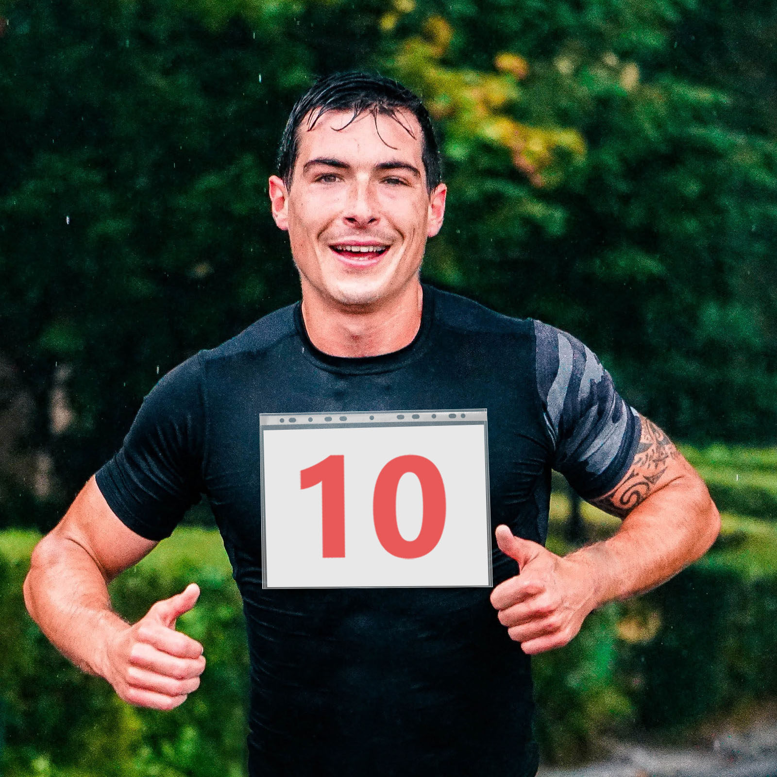 ที่ใส่หมายเลขวิ่งแบบใส 100 ชิ้ - Race Bib บทวิจารณ์และราคา