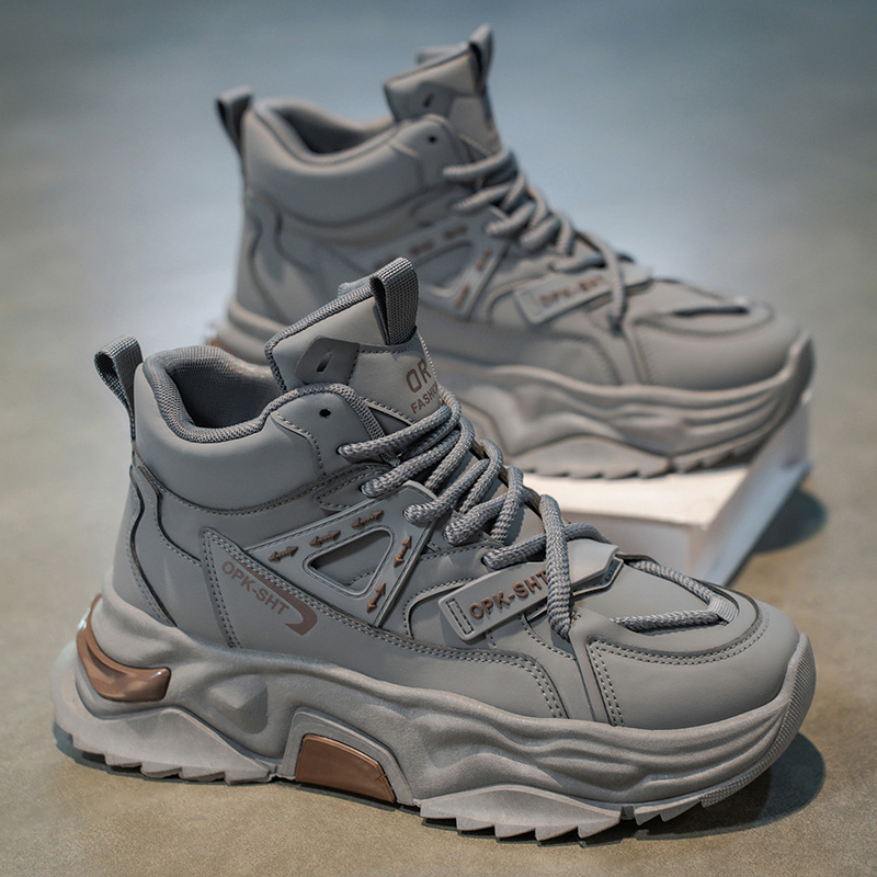 รองเท้าผ้าใบหุ้มข้อสูง ระบายอา - Running Shoes Men บทวิจารณ์และราคา