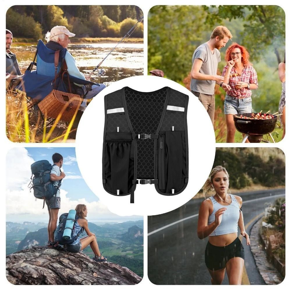 เสื้อกั๊กวิ่งสะท้อนแสงกันน้ำ ป - Hydration Vest บทวิจารณ์และราคา