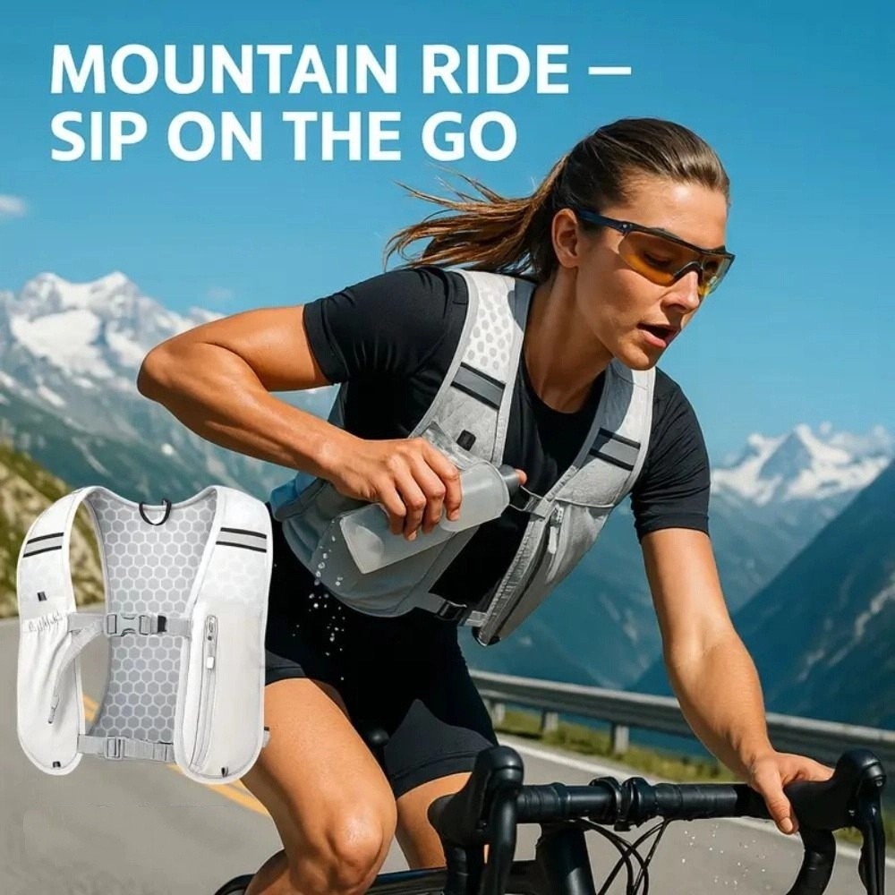 เสื้อกั๊กวิ่งสะท้อนแสงกันน้ำ ร - Hydration Vest บทวิจารณ์และราคา